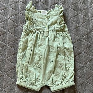 Nordstrom eyelet bubble romper